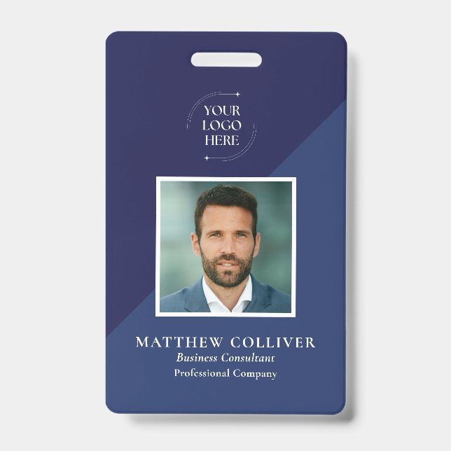 Mitarbeiter-Foto-ID Firmenausweis Ausweis (Vorderseite)