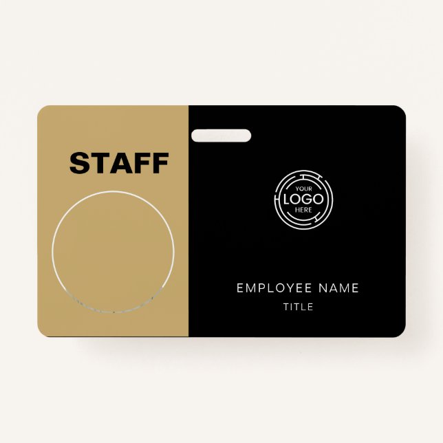 Mitarbeiter-Foto-ID Firmenlogos Ausweis (Rückseite)