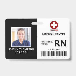 Mitarbeiter-Foto-ID-Name-Tag Krankenhaus Medizinis Ausweis