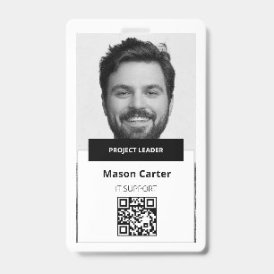Mitarbeiter-Fotozugriffsidentitätsdesign Ausweis