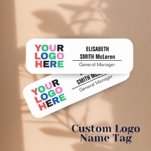 Mitarbeiter für benutzerdefinierte Logos Magnetic Namensschild