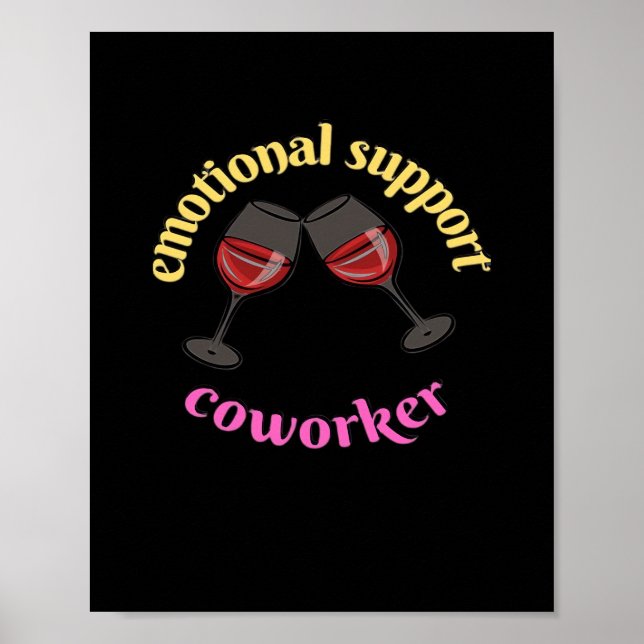 Mitarbeiter für emotionale Hilfe - Wertvoller Klas Poster (Vorne)