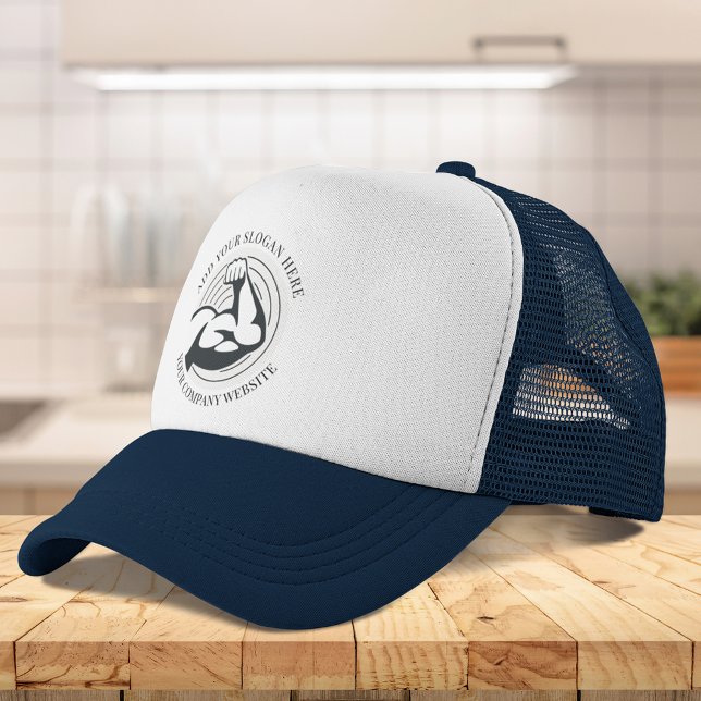 Mitarbeiter für Ihr Firmenlogo Truckerkappe (Your Business Logo Work Employee Trucker Hat)