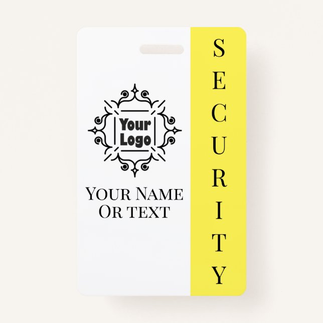 Mitarbeiter-ID des Sicherheitsdienstes mit benutze Ausweis (Vorderseite)