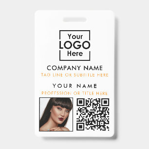 Mitarbeiter-ID-Foto-QR-Code Benutzerdefinierte ID- Ausweis