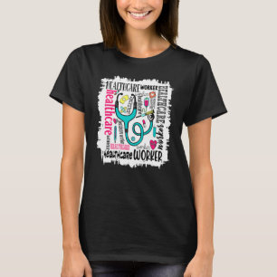 Mitarbeiter im Gesundheitswesen Typografie Bleach- T-Shirt