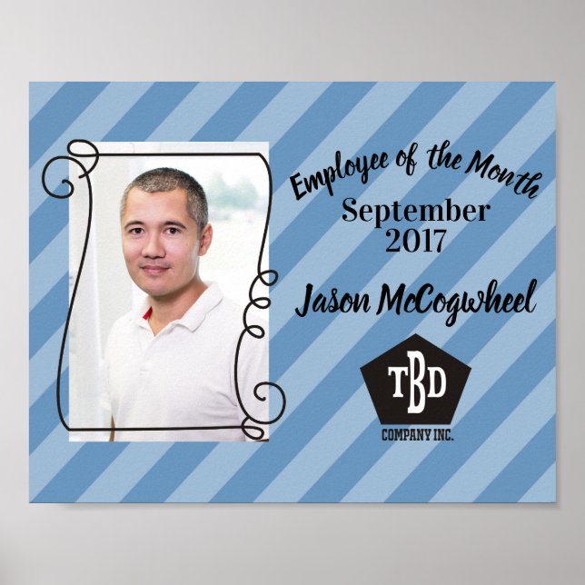 Mitarbeiter in der benutzerdefinierten Farbe des M Poster (Vorne)