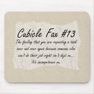 Mitarbeiter-Inkompetenz Mousepad