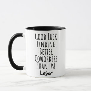 Mitarbeiter, Kollege, Abschied, viel Glück, guter Tasse