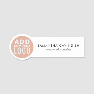 Mitarbeiter mit benutzerdefinierten Logos Magnetic Namensschild
