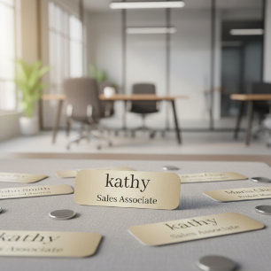 Mitarbeiter-Namensschild Personalisiertes Abzeic Namensschild