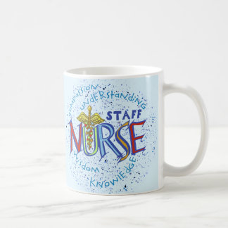 Mitarbeiter Nurse Motto Kaffeetasse