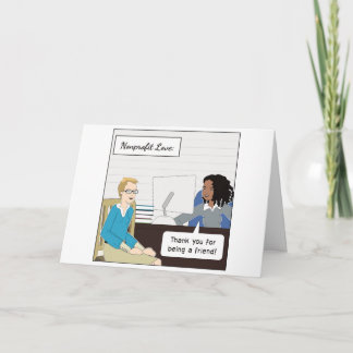 Mitarbeiter oder Freiwillige Non-Profit Vielen Dan Karte