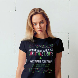 Mitarbeiter sind wie Weihnachts-Lichter - Weihnach T-Shirt