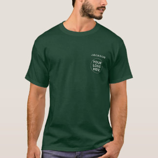 Mitarbeiter-Uniform Geschäftsanzug Tiefes Waldgrün T-Shirt