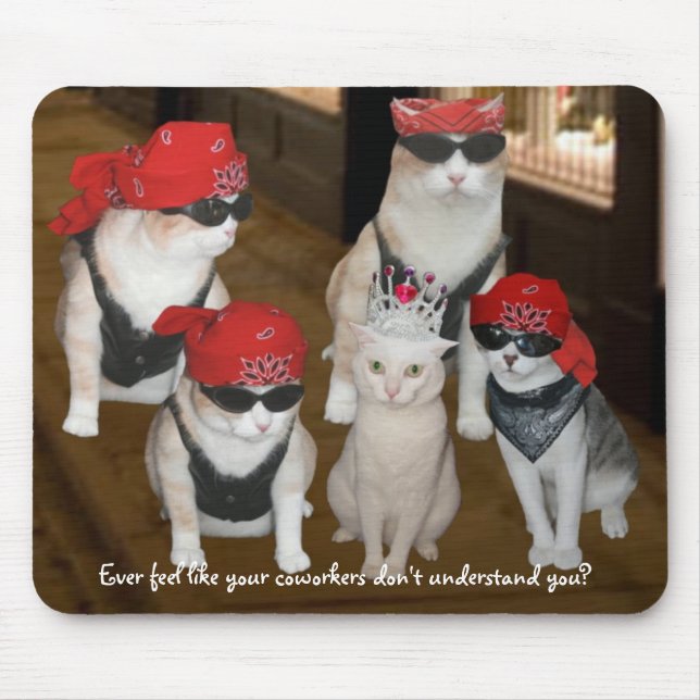 Mitarbeiter verstehen mich nicht mousepad (Vorne)