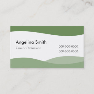 Mitarbeiter Visitenkarte Wellen des Wassers E1G