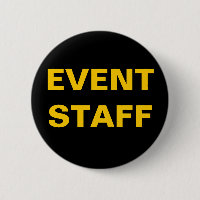 Mitarbeiter von Black and Gold EVENT STAFF ID Abze