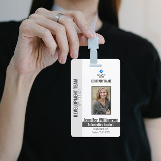 Mitarbeiter von Charcoal Foto Company Security QR Ausweis