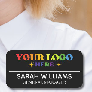 Mitarbeiter von Magnetbetrieb Black Namensschild