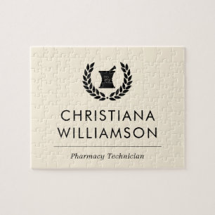 Mitarbeiter von Pharmazie Pharmacy Tech Puzzle