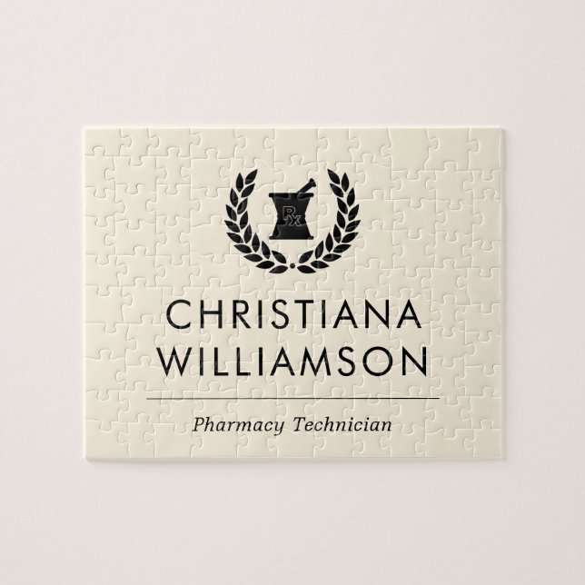 Mitarbeiter von Pharmazie Pharmacy Tech Puzzle (Horizontal)
