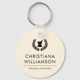 Mitarbeiter von Pharmazie Pharmacy Tech Schlüsselanhänger
