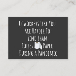 Mitarbeiter wie Sie sind schwer zu finden Visitenkarte