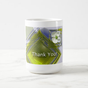 Mitarbeitererkennung Vielen Dank, Herr Floral Kaffeetasse