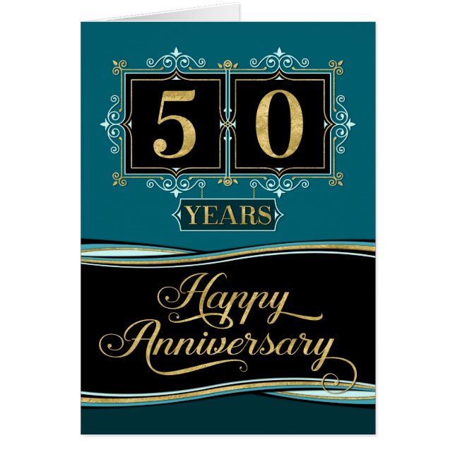 Mitarbeiterjubiläum 50 Jahre Dekorative Feierliche (Vorne)