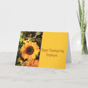 Mitarbeiterkarte Erntedank Feiertagskarte