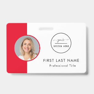 Mitarbeiterpersonal-ID Teal-Logo-Photo-ID-Auswei Ausweis