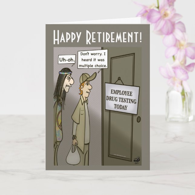 Mitarbeitertestkarte Karte (Orchidee)