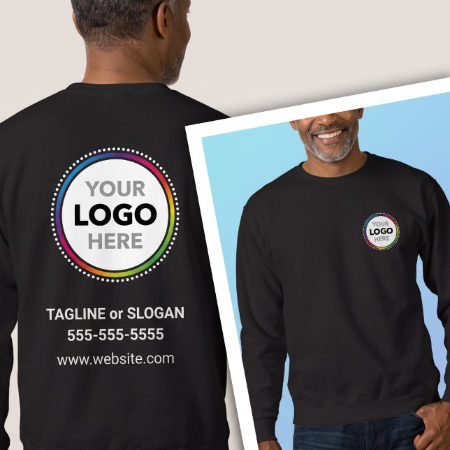 Mitarbeiteruniform mit Logo und Kontaktdaten -  Sweatshirt (Von Creator hochgeladen)
