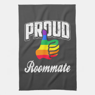 Mitbewohner Gay Pride Geschirrtuch