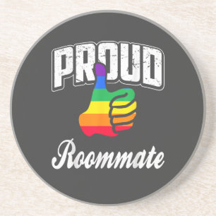 Mitbewohner Gay Pride Getränkeuntersetzer