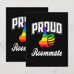 Mitbewohner Gay Pride Karte