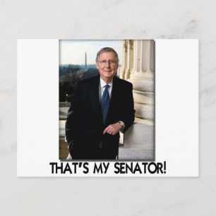 Mitch McConnell, der ist mein Senator! Postkarte