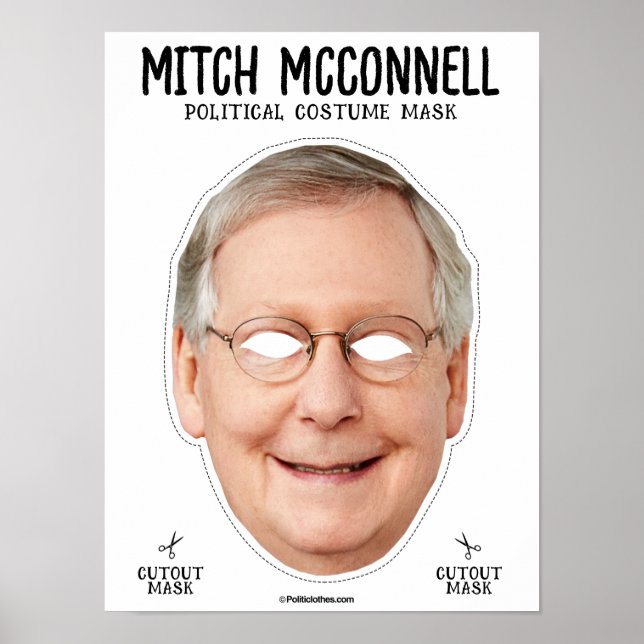 Mitch Mcconnell Kostümmaske Poster (Vorne)