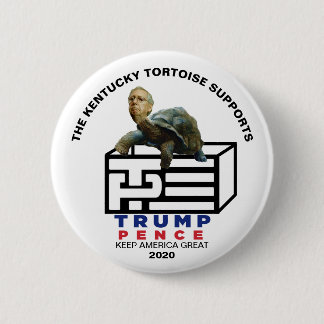 Mitch McConnell unterstützt Trump Pence 2020 Button