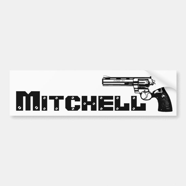 Mitchell! Autoaufkleber (Vorne)