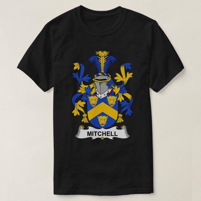 Mitchell Coat of Arms  Family Crest  T-Shirt (Design vorne)
