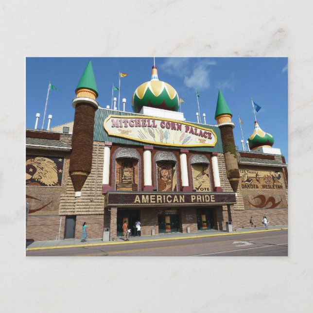 Mitchell Corn Palace Postkarte (Vorderseite)