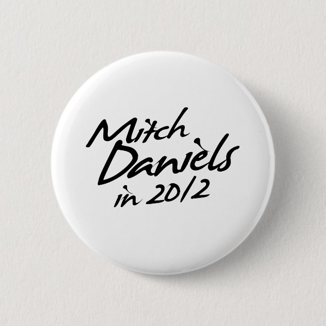 MITCHELL DANIELS 2012 Autogramm Button (Vorderseite)