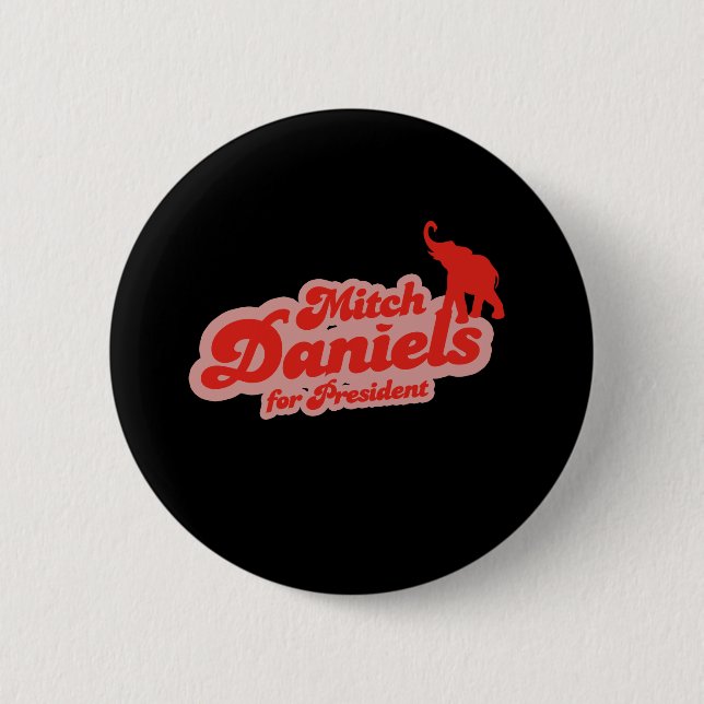 MITCHELL DANIELS FÜR PRÄSIDENTEN GOP BUTTON (Vorderseite)