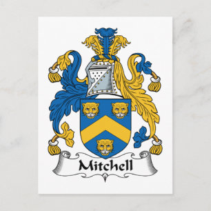 Mitchell Familienwappen Postkarte