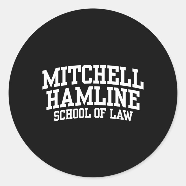 Mitchell Hamline School of Law 02 Runder Aufkleber (Vorderseite)