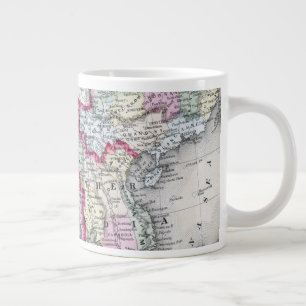 Mitchell-Karte Indien, Tibet, China und SE Asien Jumbo-Tasse