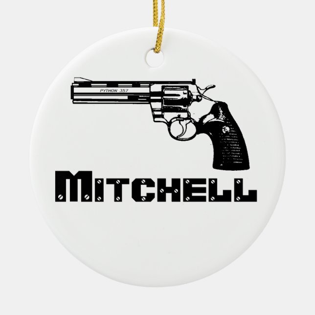Mitchell! Keramik Ornament (Vorne)