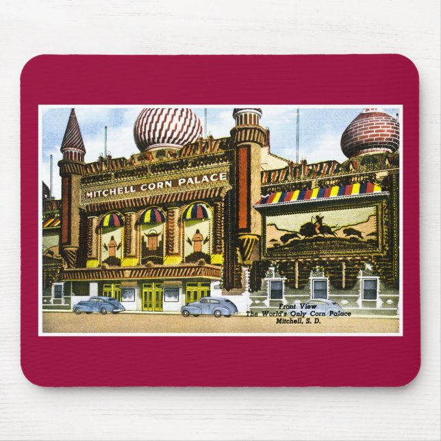 Mitchell Mais-Palast, Mitchell, South Dakota Mousepad (Vorne)